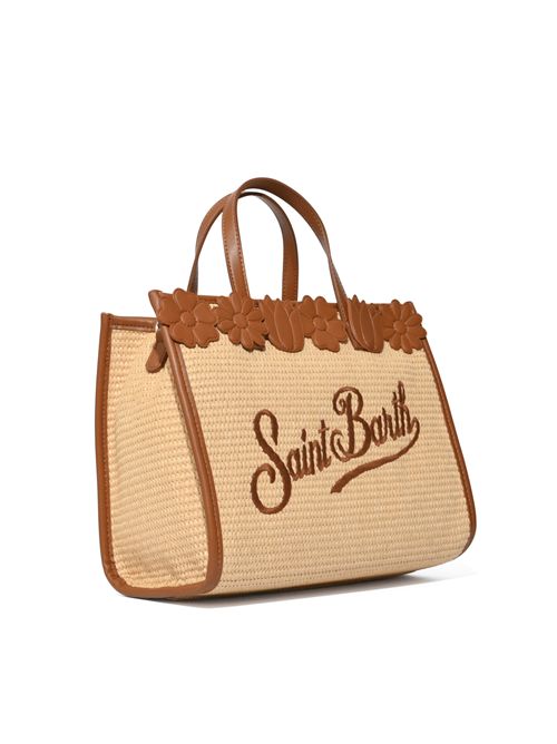 Borsa Vivian Mid Straw beige effetto paglia Mc2 Saint Barth | VVID00100371L